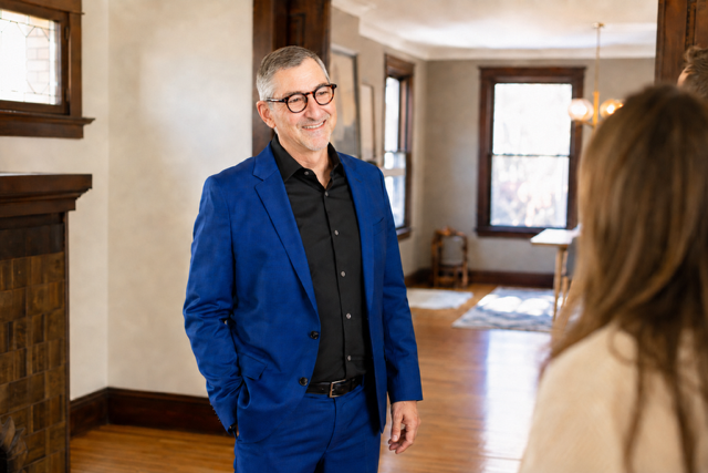 Michael DiFiore Pittsburgh real estate professional inside a home interior